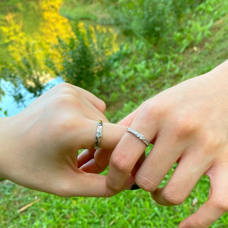 Loving Couple Holding Hands Rings Against Stock Photo 71131888 |  Shutterstock