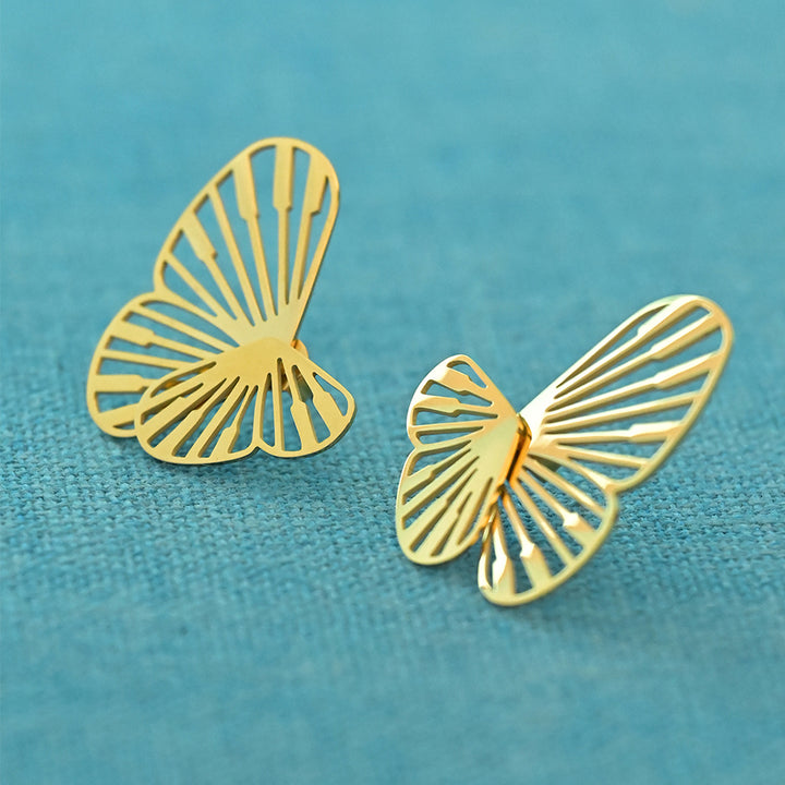 Shop Butterfly Wing Stud Earrings Palmonas-6