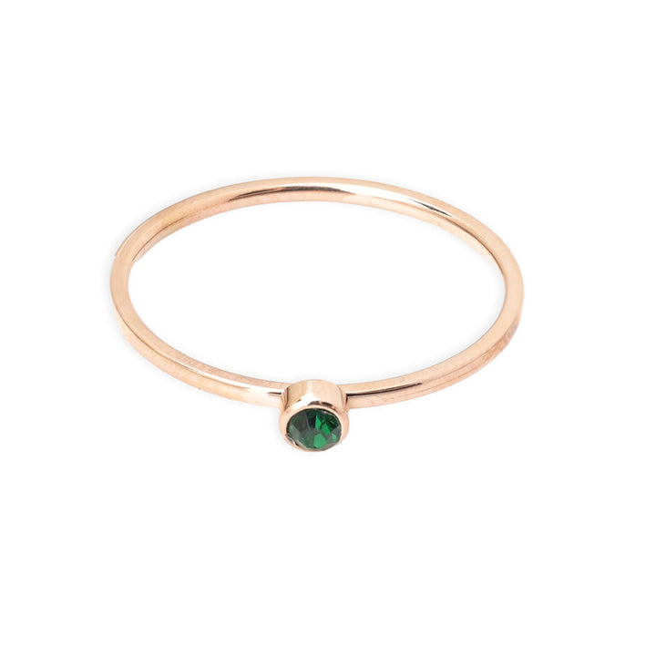 Shop Cute Birthstone Ring | 18k Rose Gold Plated Palmonas-8