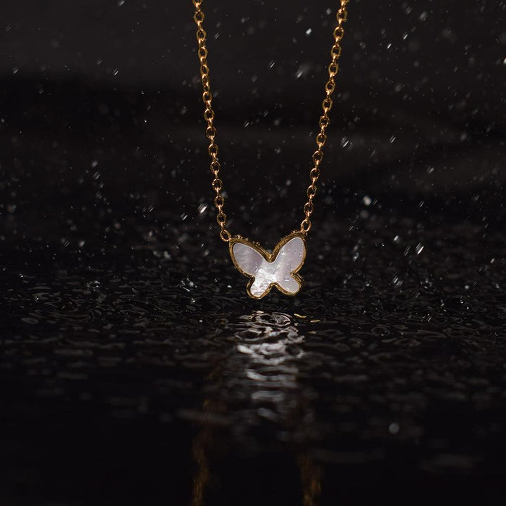 Shop Annabelle Butterfly Necklace- 18k Gold Plated Palmonas-6