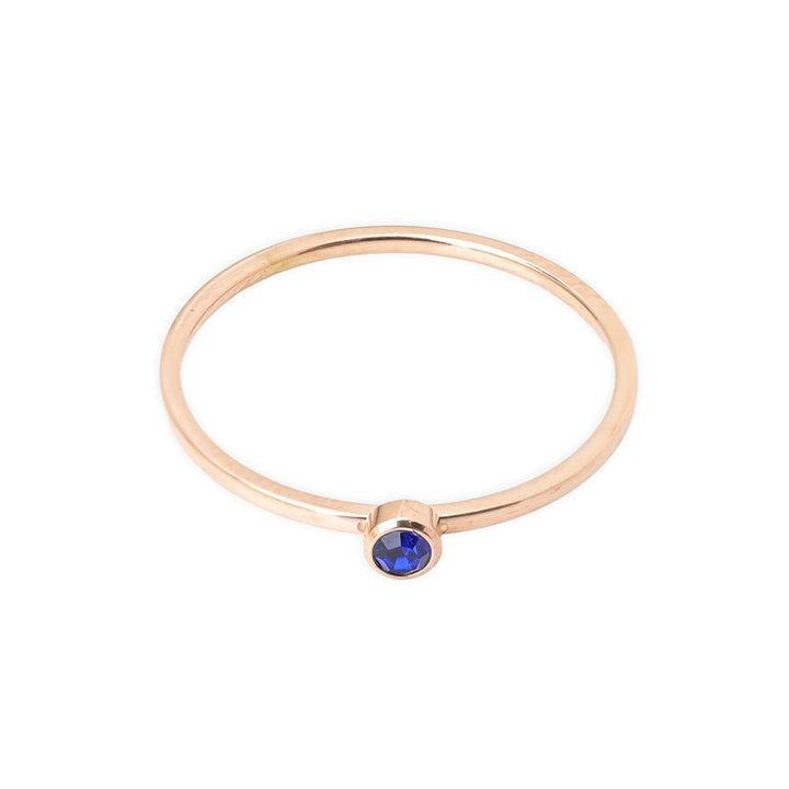 Shop Cute Birthstone Ring | 18k Rose Gold Plated Palmonas-4