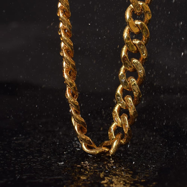 Bling Chain Necklace- 18k Gold Plated - palmonas