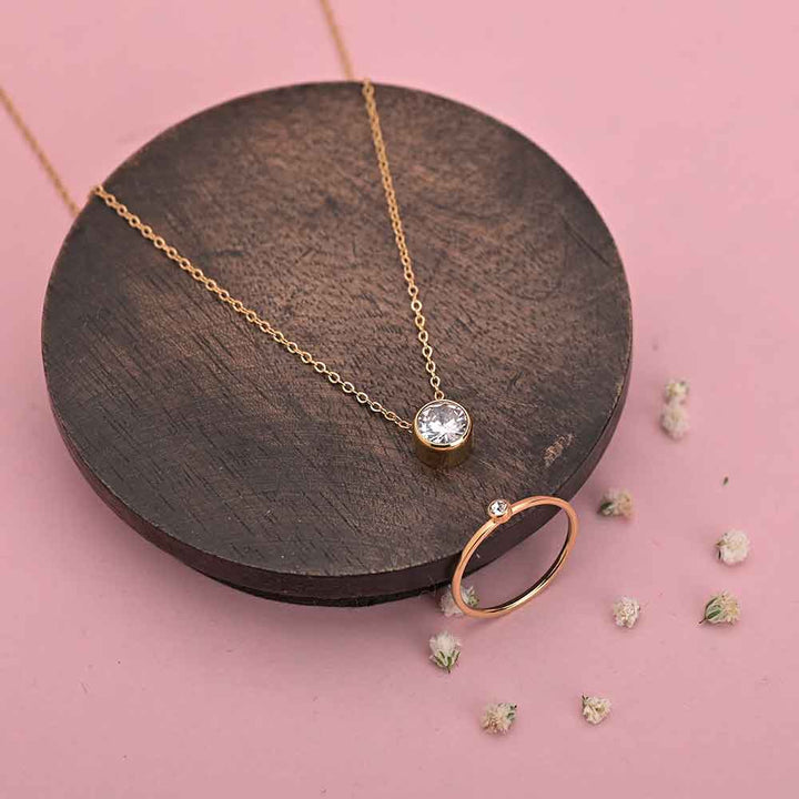 Shop Birthstone Set |18K Rose Gold Plated Palmonas-4