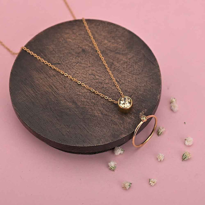 Shop Birthstone Set |18K Rose Gold Plated Palmonas-11