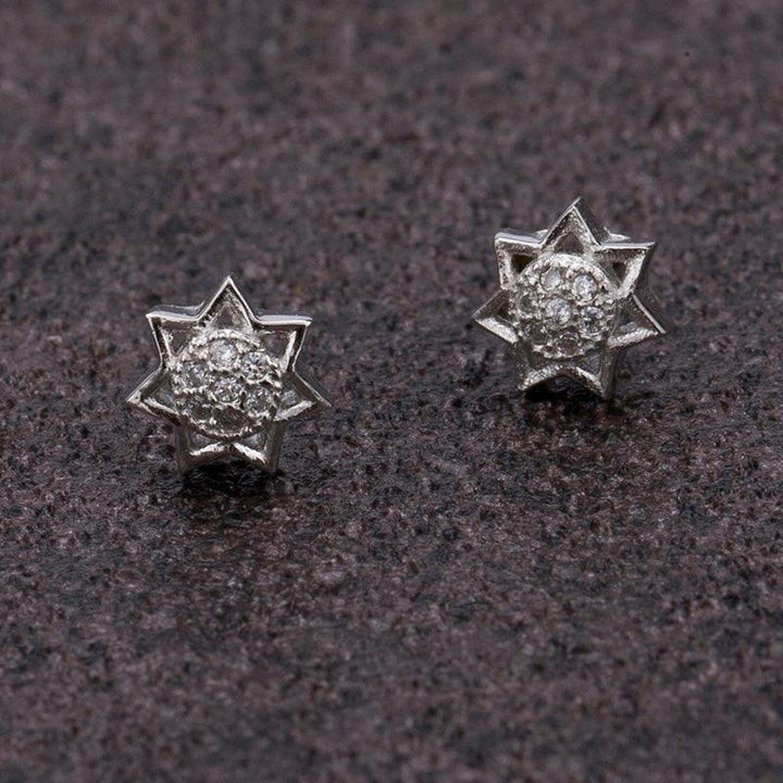 Celestial Star Stud Simple Earrings for Women- 925 Silver - palmonas