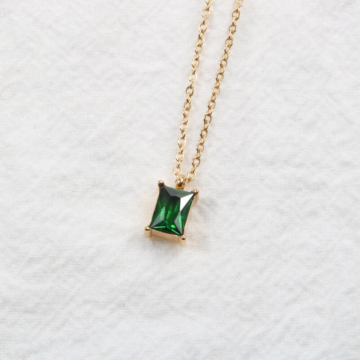 Shop Emerald Aventurine Necklace- 18k Gold Plated Palmonas-6