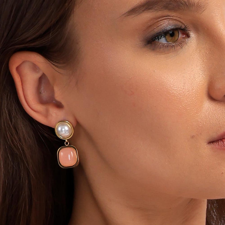Shop Jade Pearl Earrings Palmonas-1