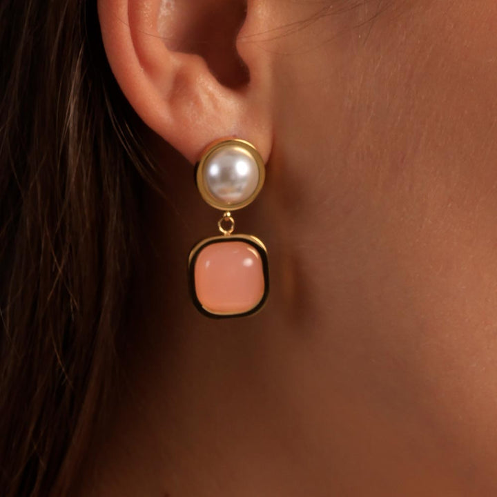 Shop Jade Pearl Earrings Palmonas-2