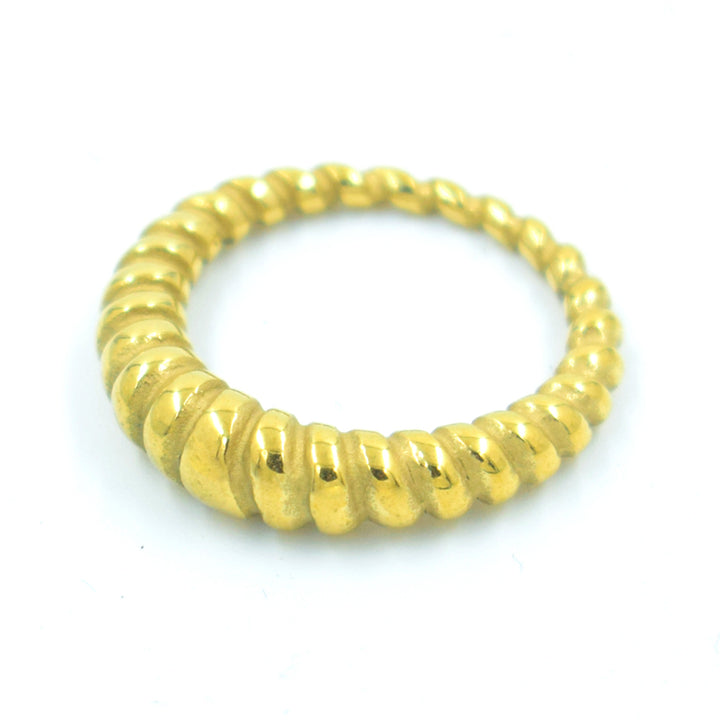 Shop Croissant Signet Ring- 18k Gold Plated Palmonas-5